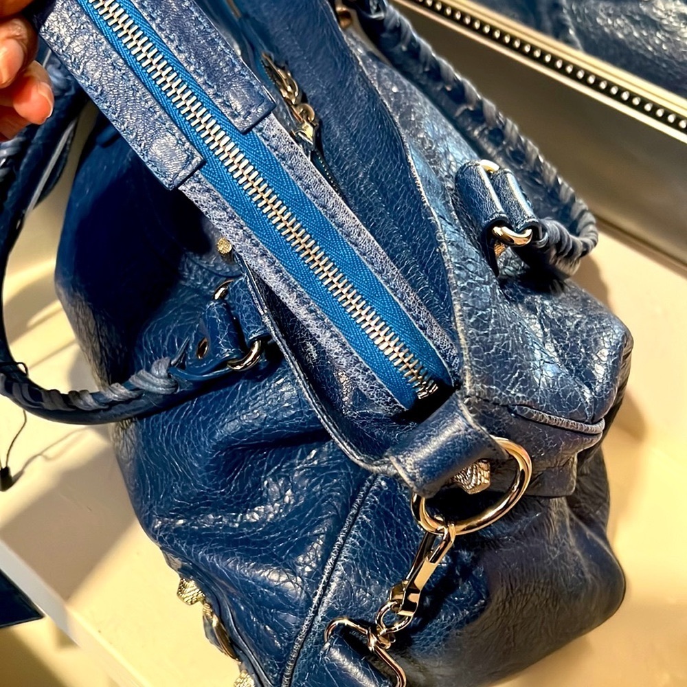 Balenciaga Blue Crossbody Bag - Picture 4 of 12